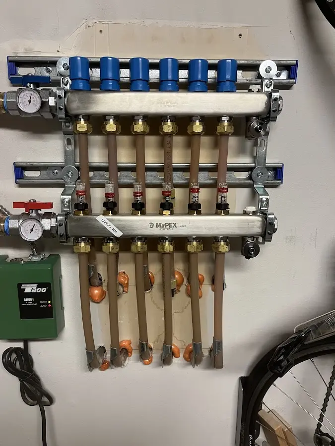 Plumber performing Leak Detection at a residential property in Ridgway